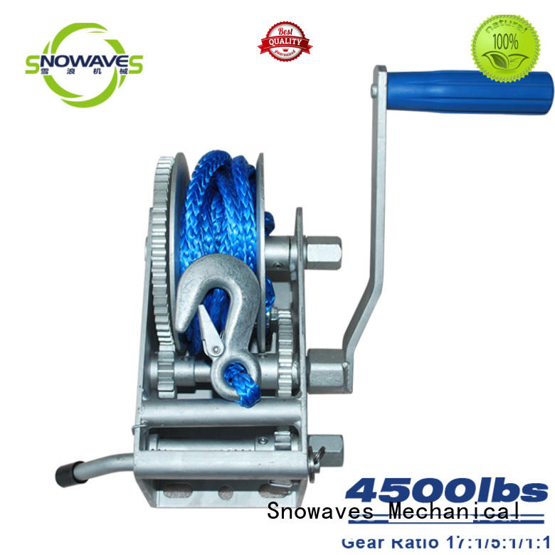 Snowaves Mechanical pulling anchor winch for sale widely-use for one-way trips