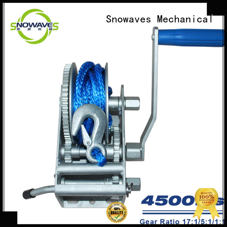 Snowaves Mechanical Custom Marine winch Suppliers for picnics