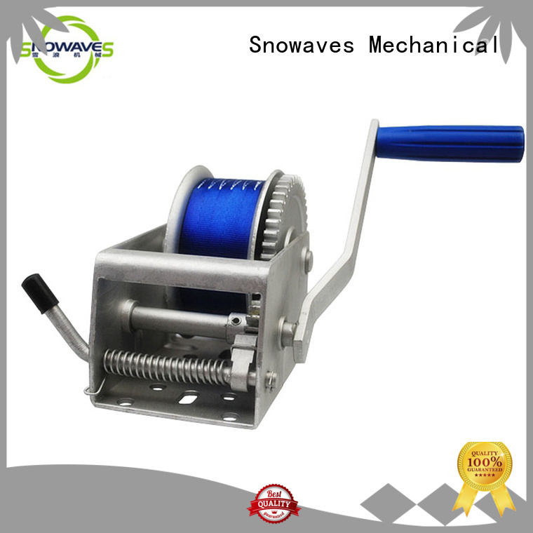 Snowaves Mechanical Latest Marine winch Supply for one-way trips