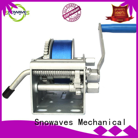 Snowaves Mechanical pulling Marine winch manufacturers for picnics