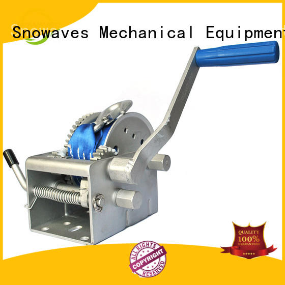 Snowaves Mechanical High-quality marine winch company for camp