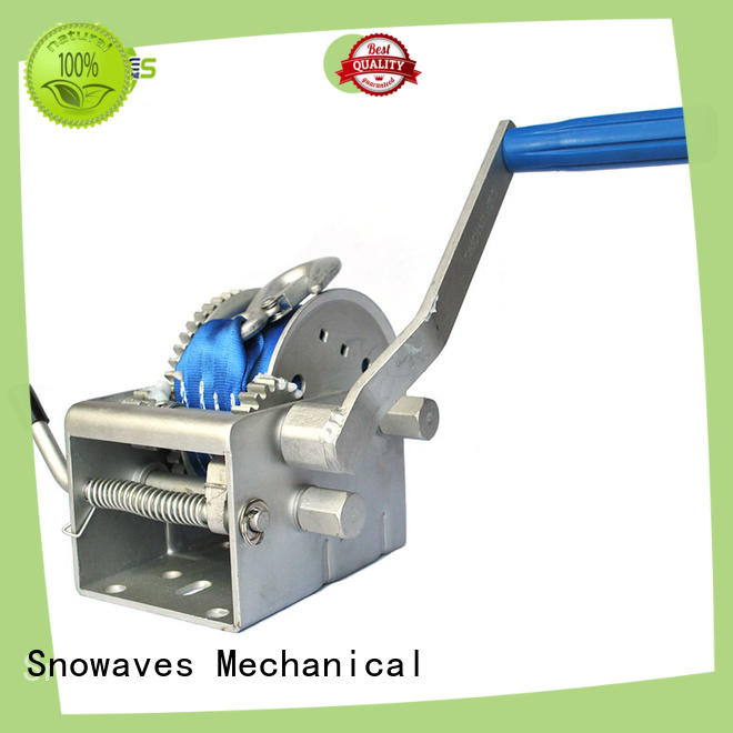 Snowaves Mechanical Custom Marine winch company for camping