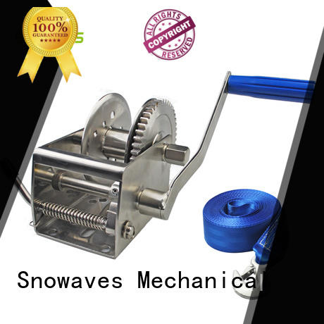 Snowaves Mechanical pulling Marine winch for business for camping