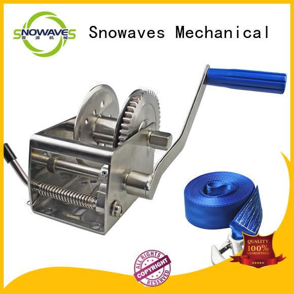 Snowaves Mechanical Latest marine winch for sale for trips